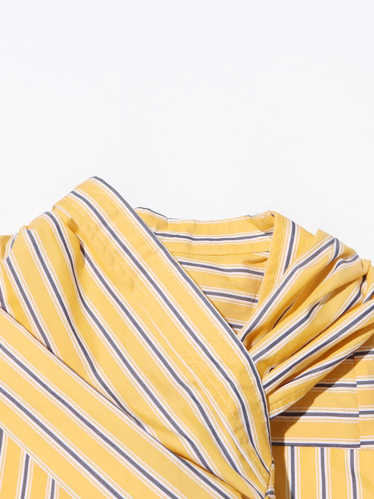 Ellie Striped Halter Shirt