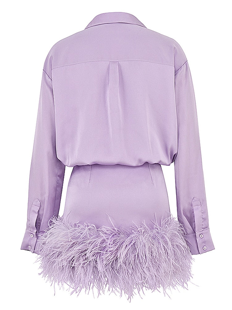 Erica Feather Dress