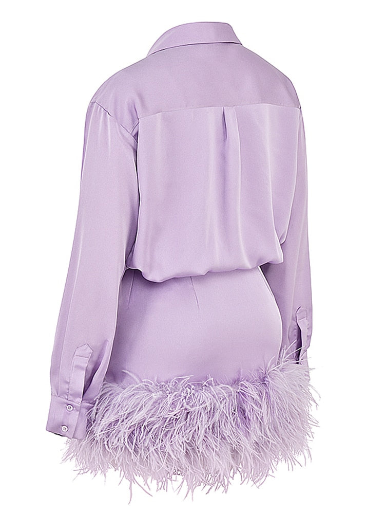 Erica Feather Dress