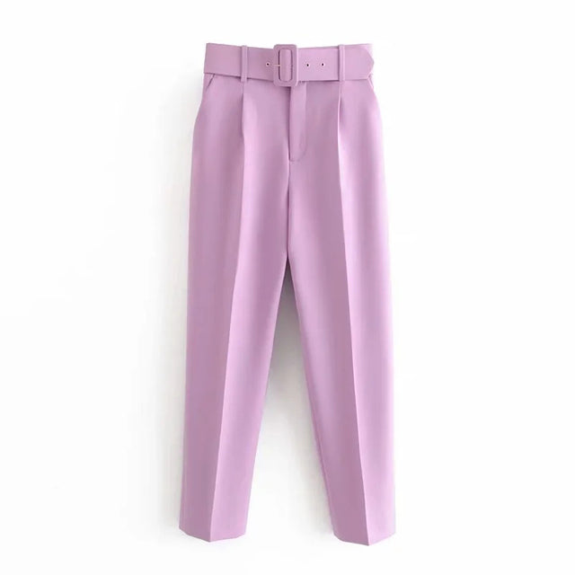 Tabatha Casual Solid Color Pants