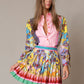 Nolita Floral Pleated Skirt Set