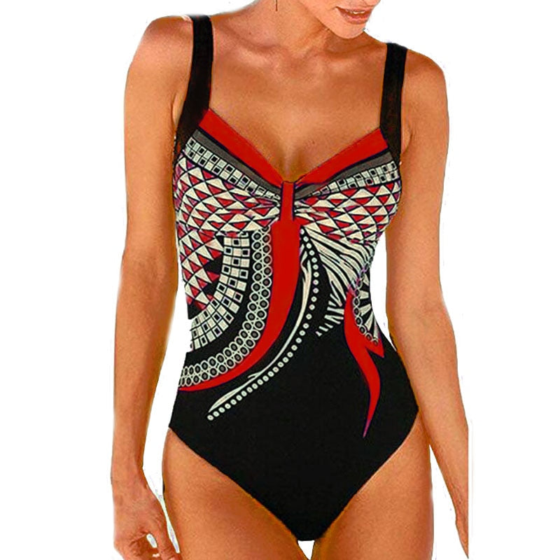 Sunset Bay One Piece Swimsuit Push-Up Sexy Bathing