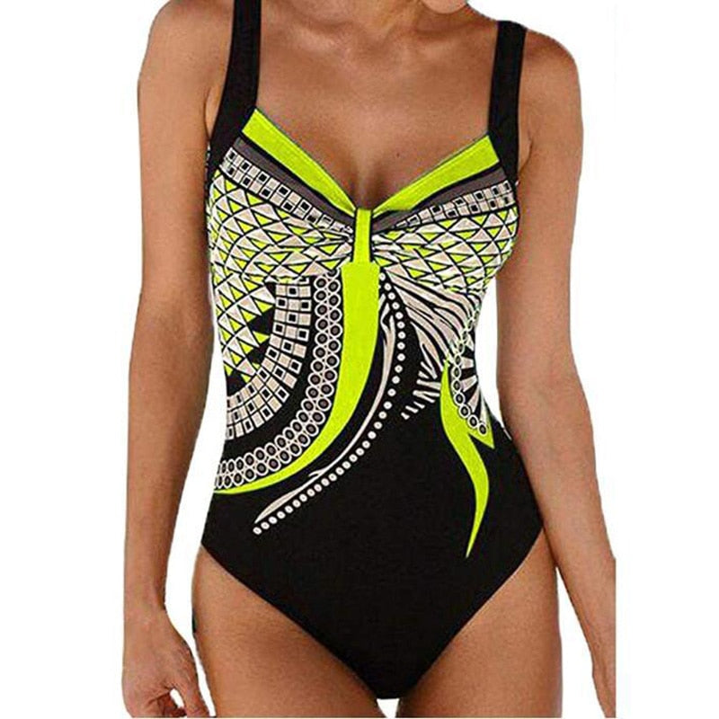 Sunset Bay One Piece Swimsuit Push-Up Sexy Bathing