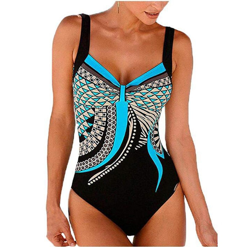 Sunset Bay One Piece Swimsuit Push-Up Sexy Bathing