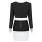 Florence  Black White Two Piece Set