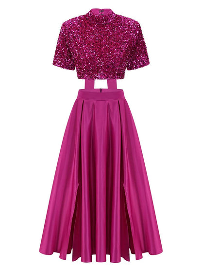 Berry Extra" Two-Piece Skirt Set