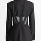 Sheer Mesh Sexy Blazer