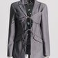Sexy Peek a Boo Front Chic Blazer Female