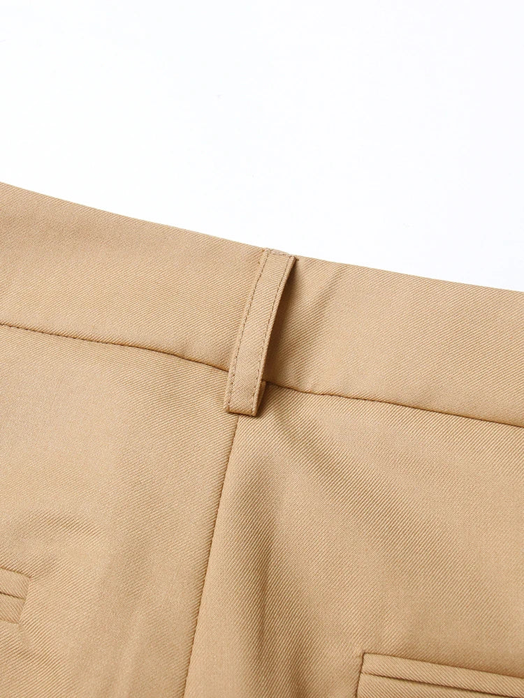 Belted Wide Leg Trousers