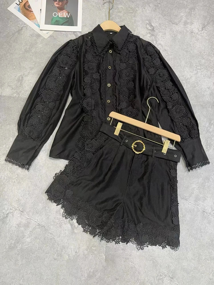 Lace Me Up, Buttercup Short Set