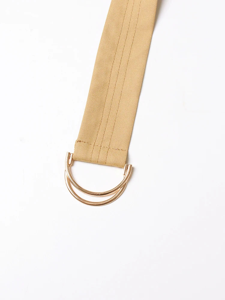 Belted Wide Leg Trousers