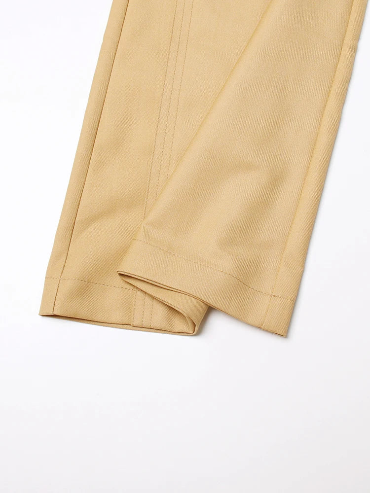 Belted Wide Leg Trousers