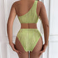 Bali Sexy Rib One Shoulder Cut Out Swimsuit