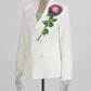 Women's Embroidery Loose Blazer