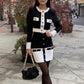 Florence  Black White Two Piece Set