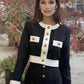Florence  Black White Two Piece Set