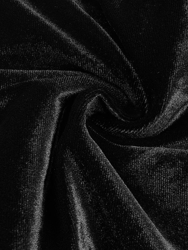 Heather Velvet Mini Feather Dress