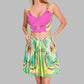 Lavish in Pink Two Piece Crop tank and Skirt Sexy Set