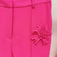 Flower Appliques Long Trousers