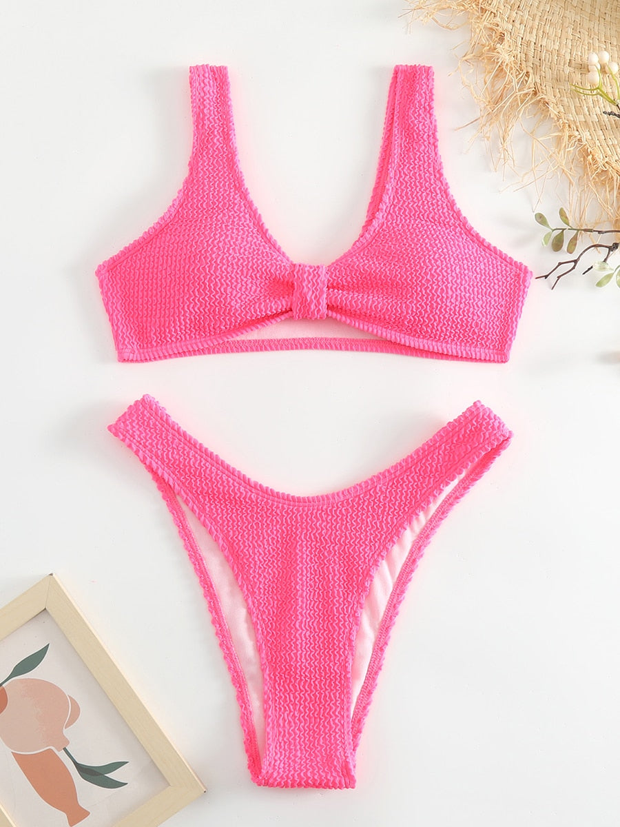 Sexy Brazilian Bikini Push-Up Thong Bikinis  Swimwear