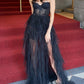 Two Piece Set Women Strapless Sleeveless Ruffle Skirt Set Female