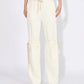 Casual Tiered Drawstring Pants