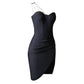 One Shoulder Crystal Diamonds Mini BDress