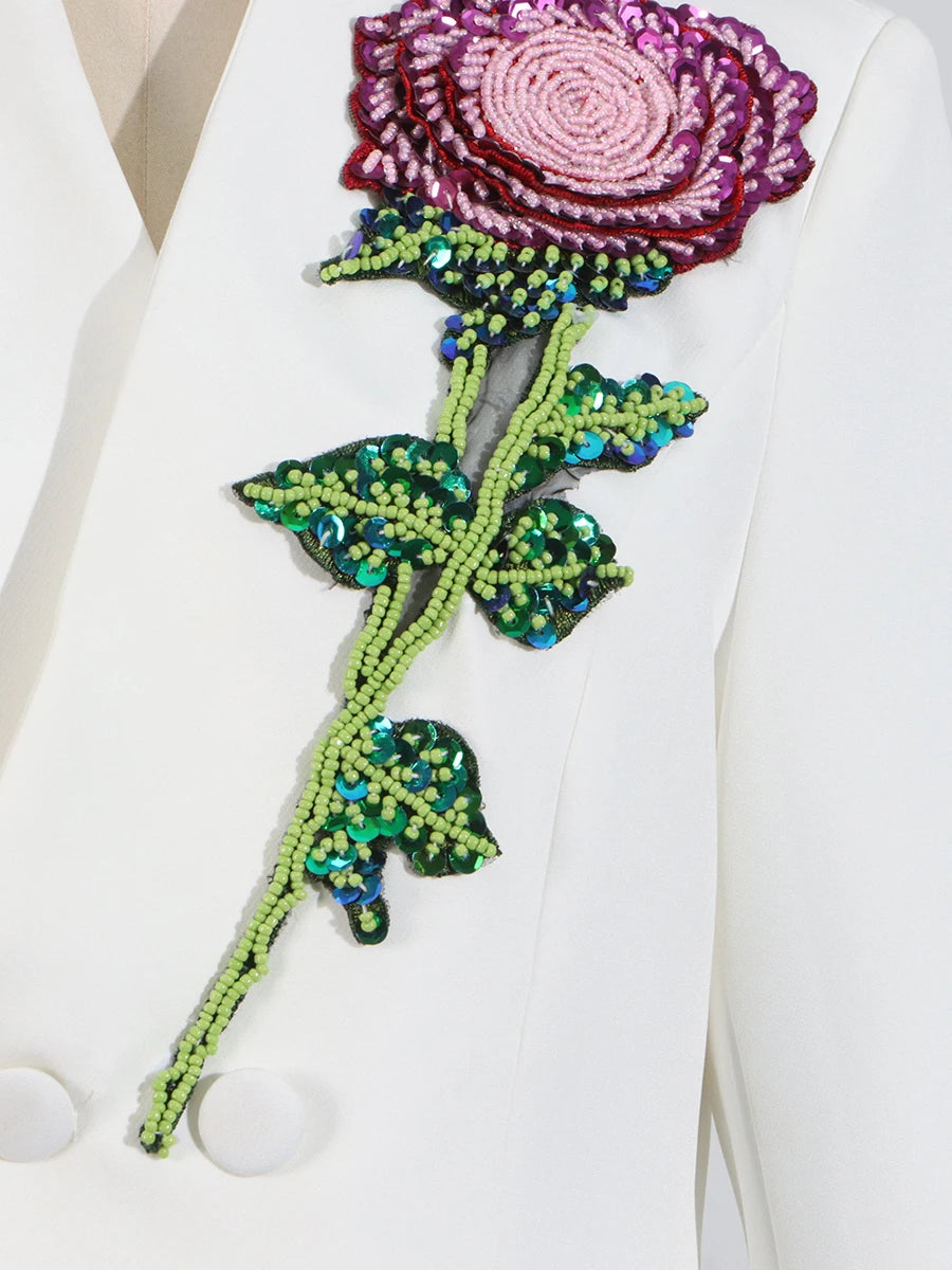 Women's Embroidery Loose Blazer