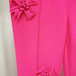 Flower Appliques Long Trousers
