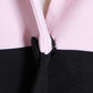 Pink and Black Color Block Casual Blazer