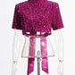 Berry Extra" Two-Piece Skirt Set