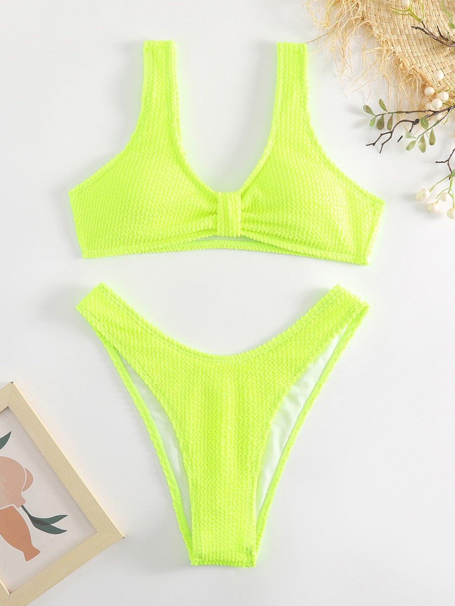 Sexy Brazilian Bikini Push-Up Thong Bikinis  Swimwear