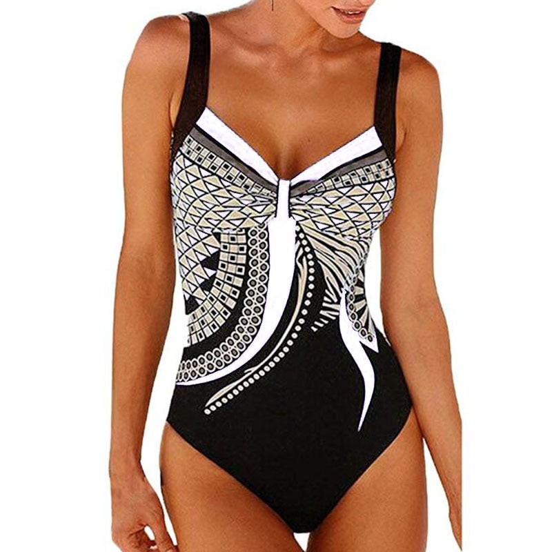 Sunset Bay One Piece Swimsuit Push-Up Sexy Bathing