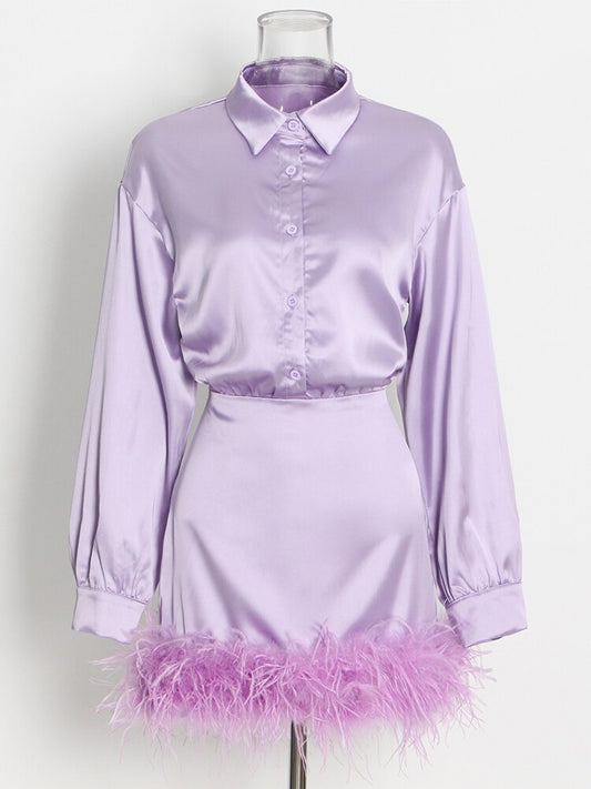 Erica Feather Dress