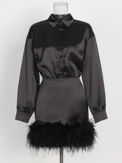Erica Feather Dress