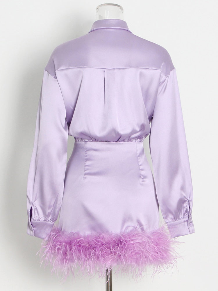 Erica Feather Dress