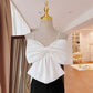 Nia Spaghetti Strap Bow Top